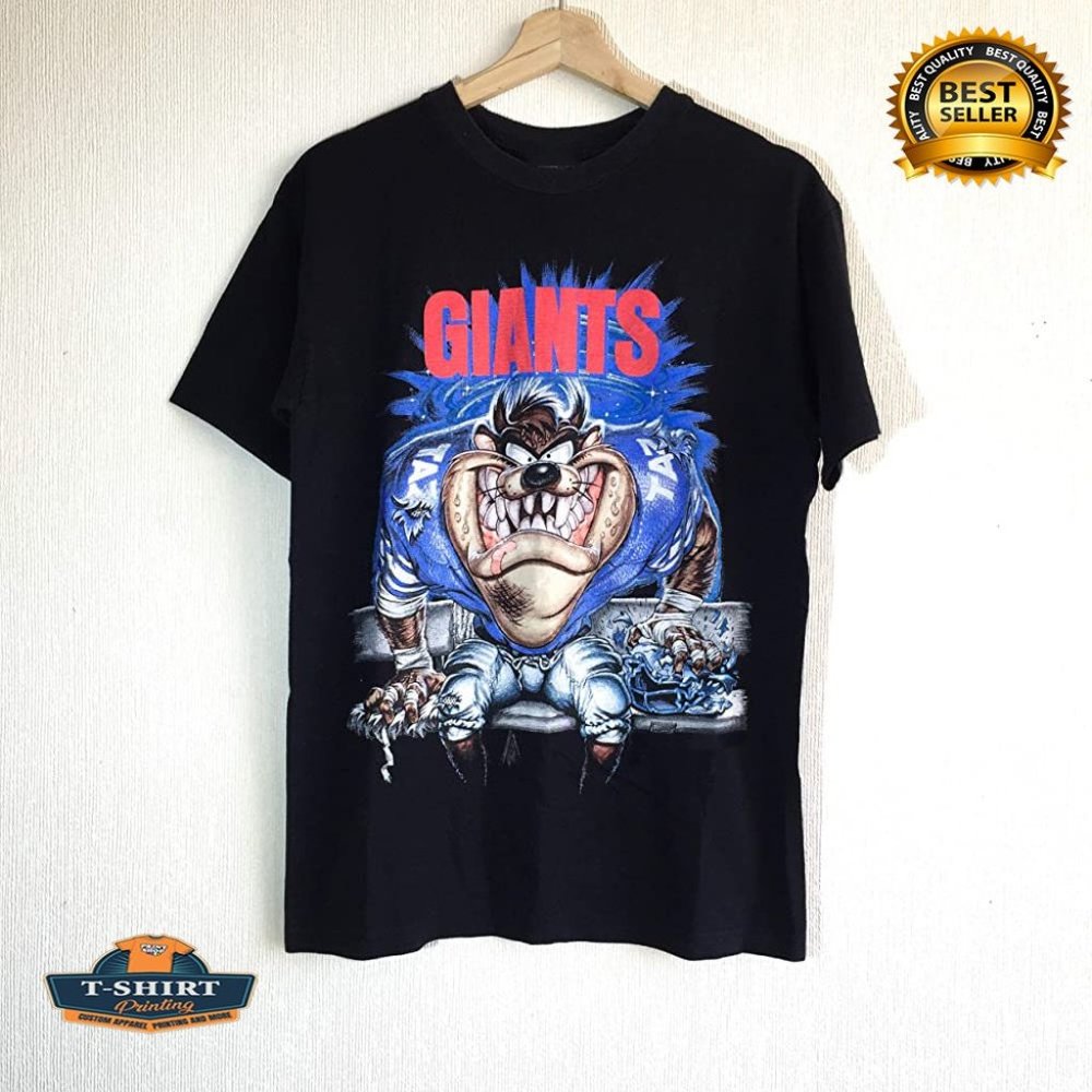 Vintage NFL New York Giants Looney Tunes Shirt, New York Giants Shirt, NFL Shirt